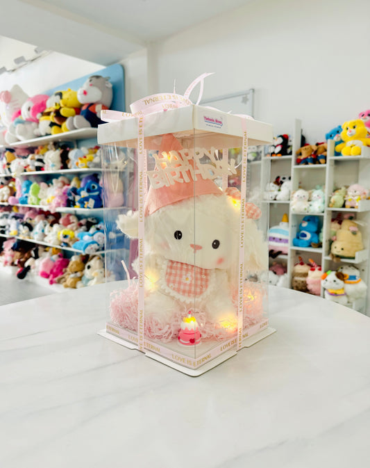 SRBBD | Pink sheep cake birthday set
