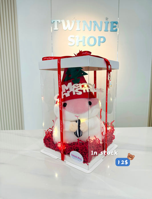 Xmas | Pink hamster small set