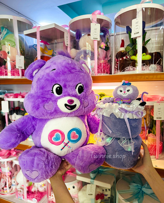BT | Purple care bear flower set