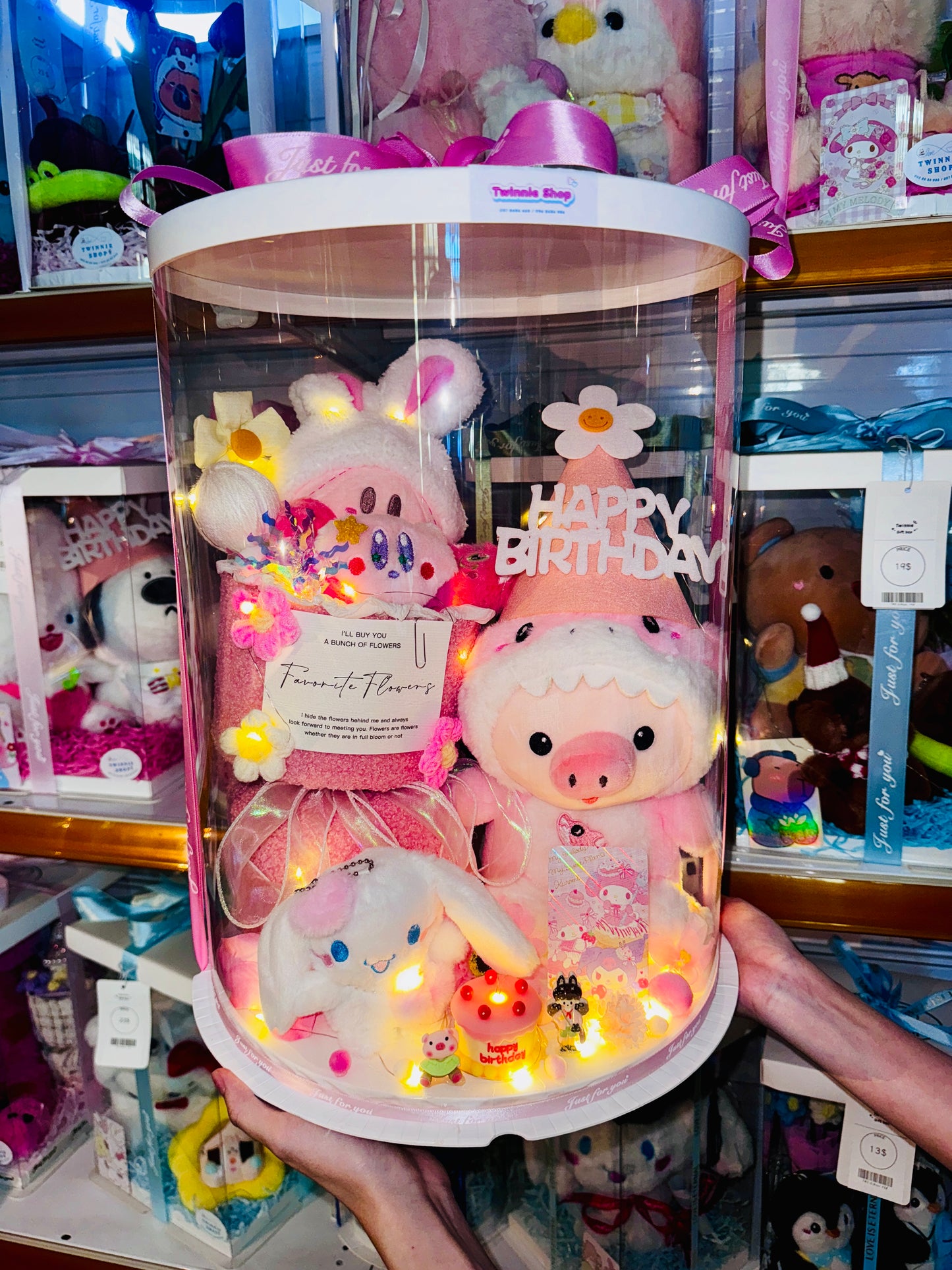 FWB | Pink flower big set