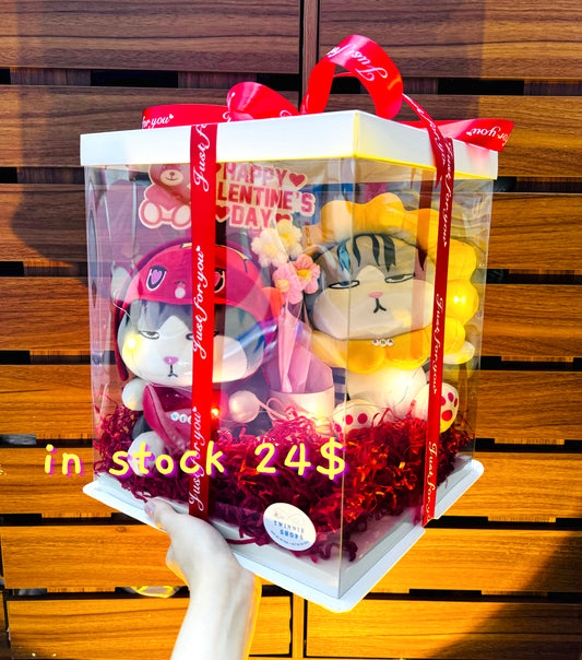 VLT | Cat flower valentine set