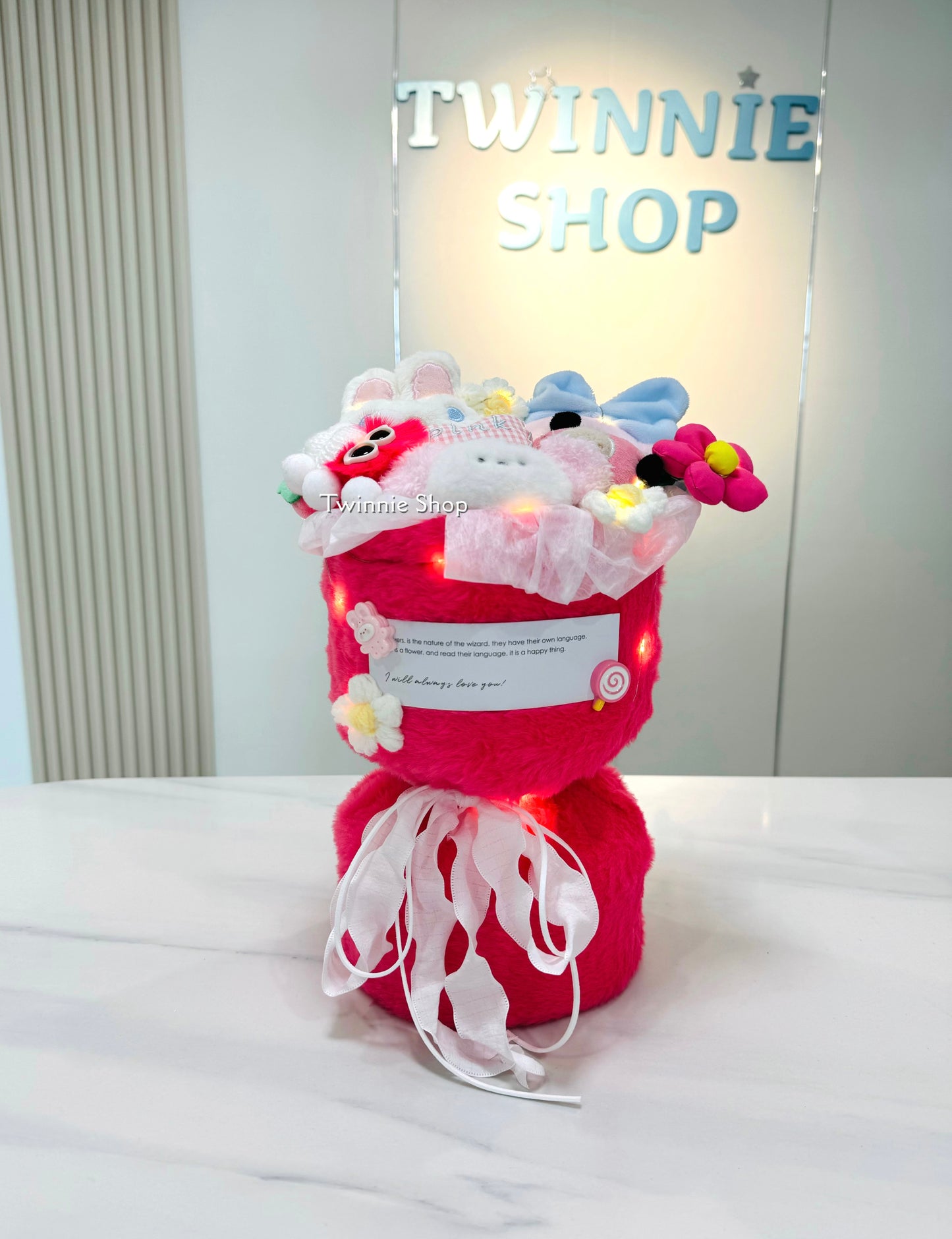 FW | Pink rabbit flower bunch