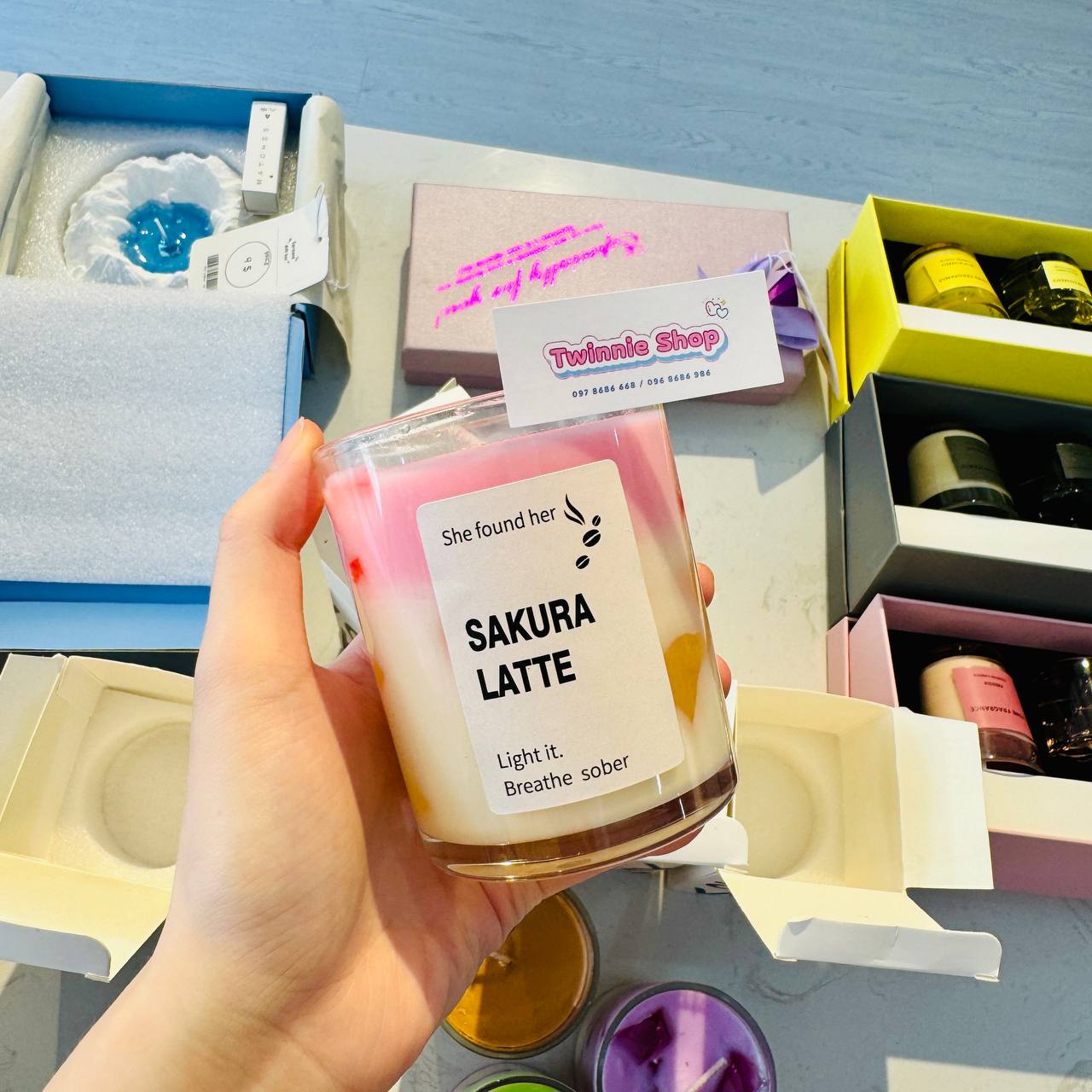 CD | Latte candle