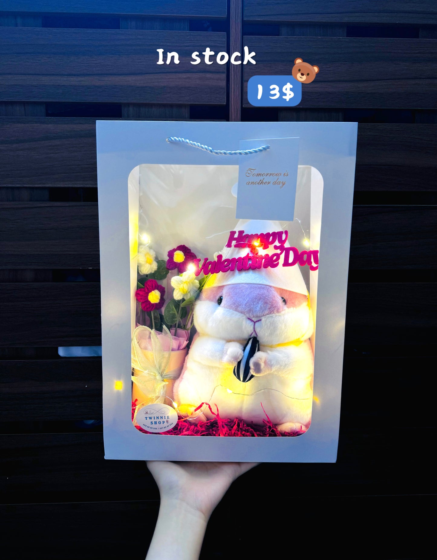 VLT | Hamster flower gift bag