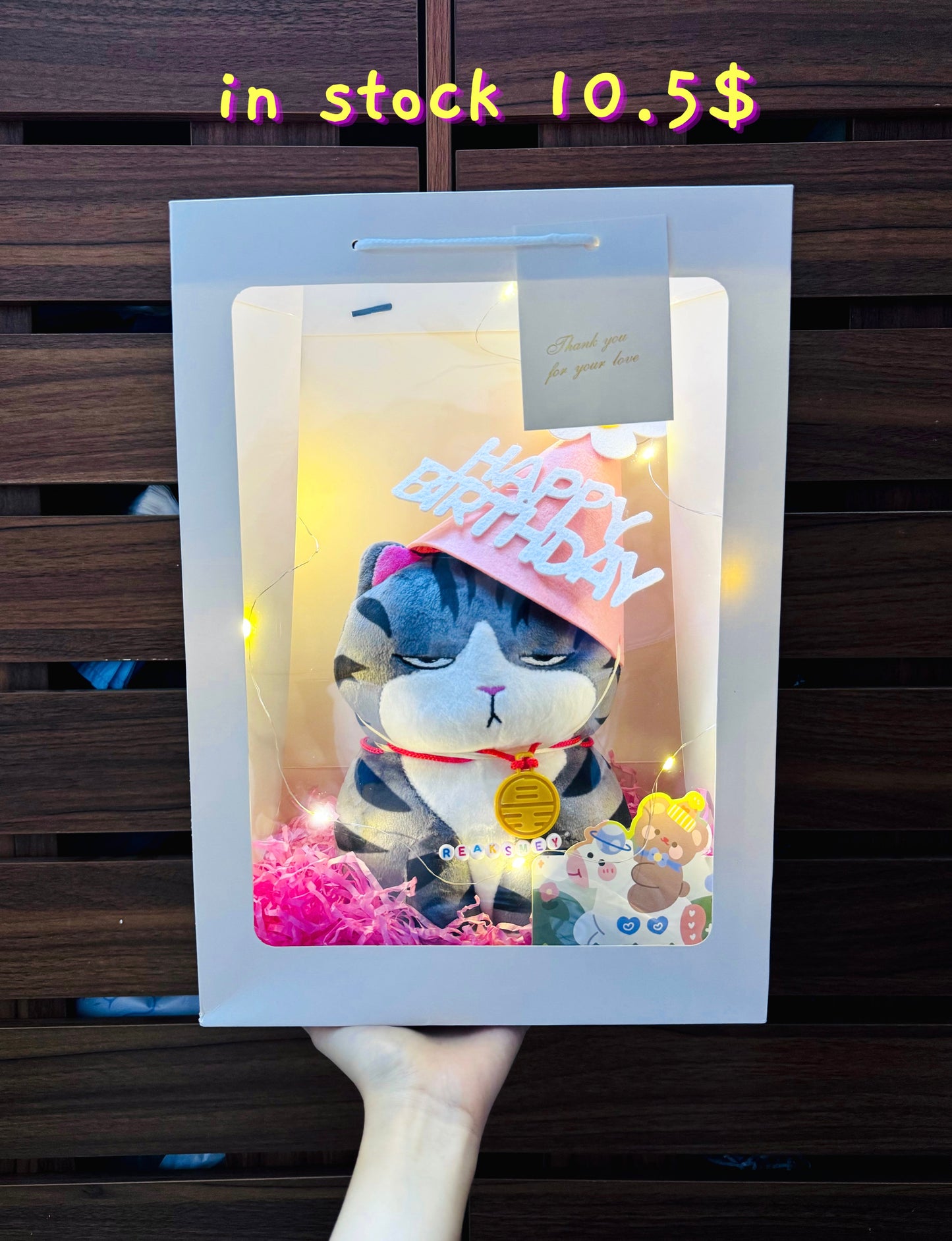 BD | Cat birthday gift bag