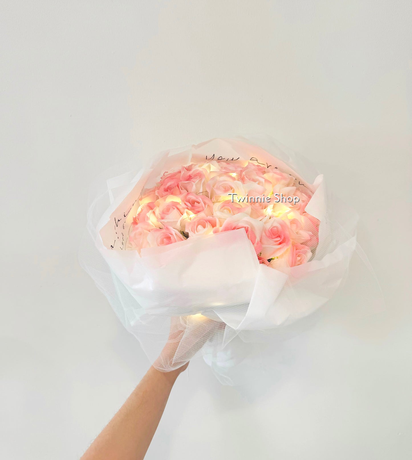 FW | Pink rose bunch medium size