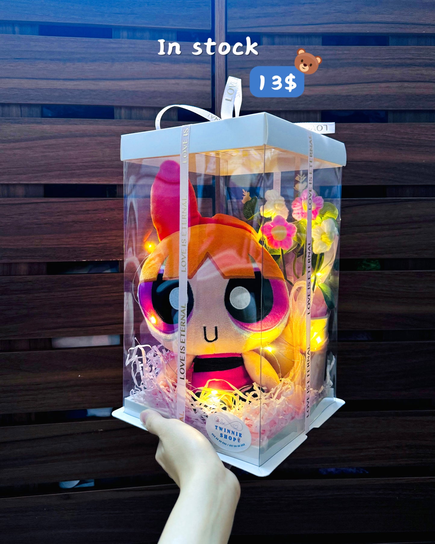 SRBFW | Power Puff Girl flower box