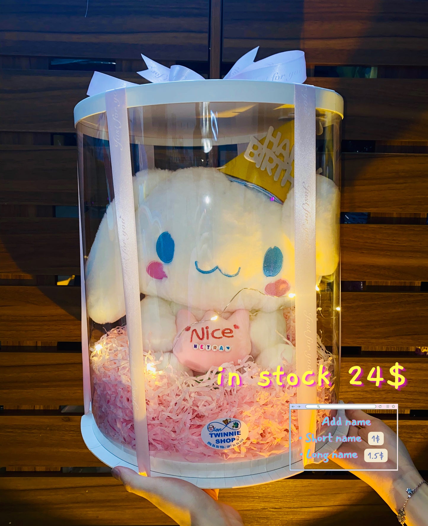 BB | Flower Cinamoroll birthday  set