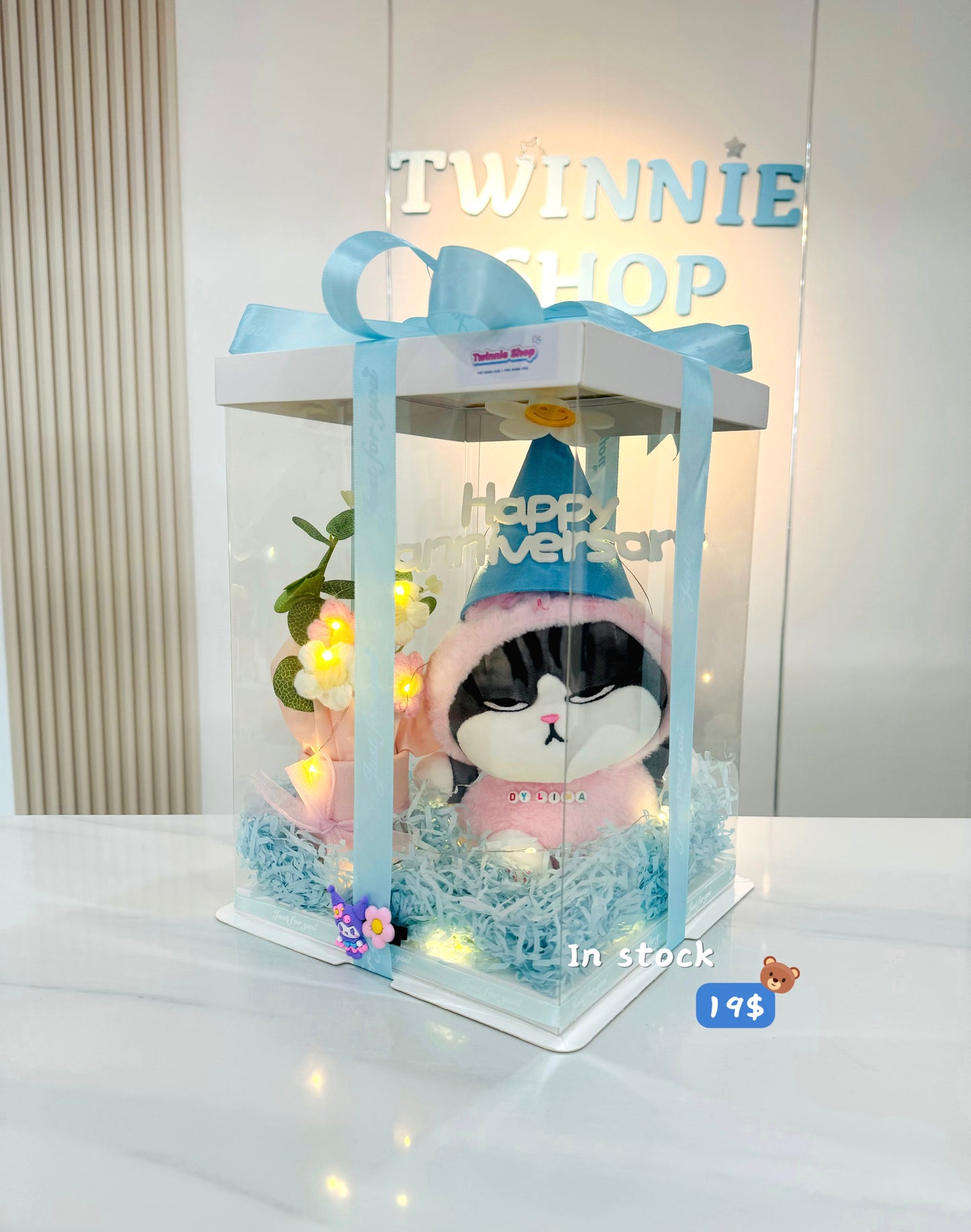 ANV | Pink cat anniversary set