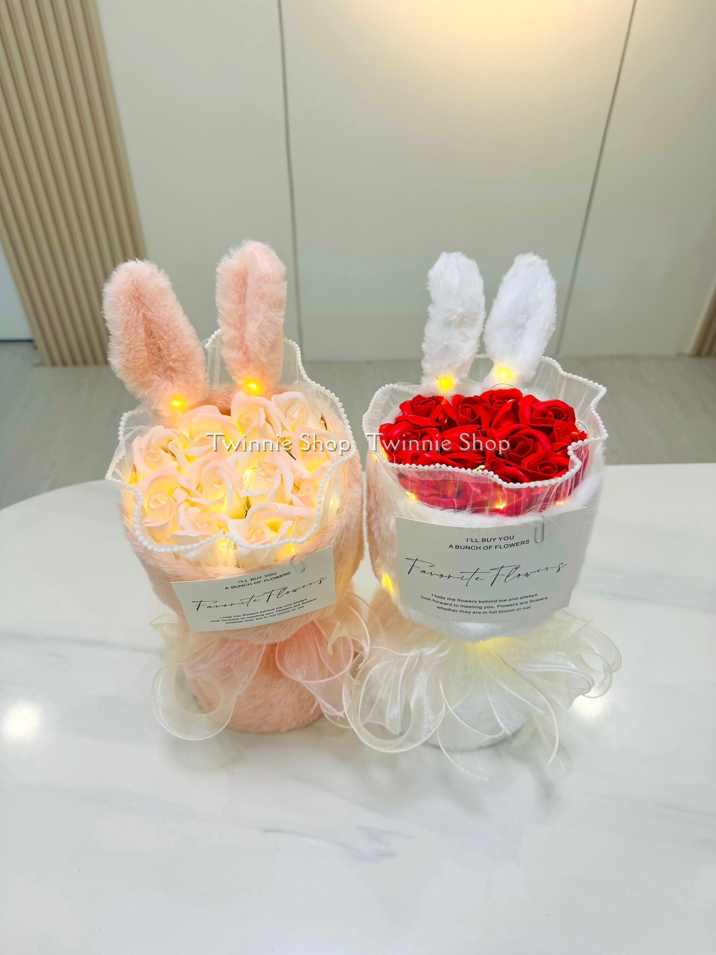 FW | Rose rabbit flower bunch