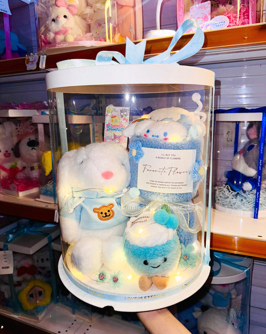 FWB | Bunny flower blue set