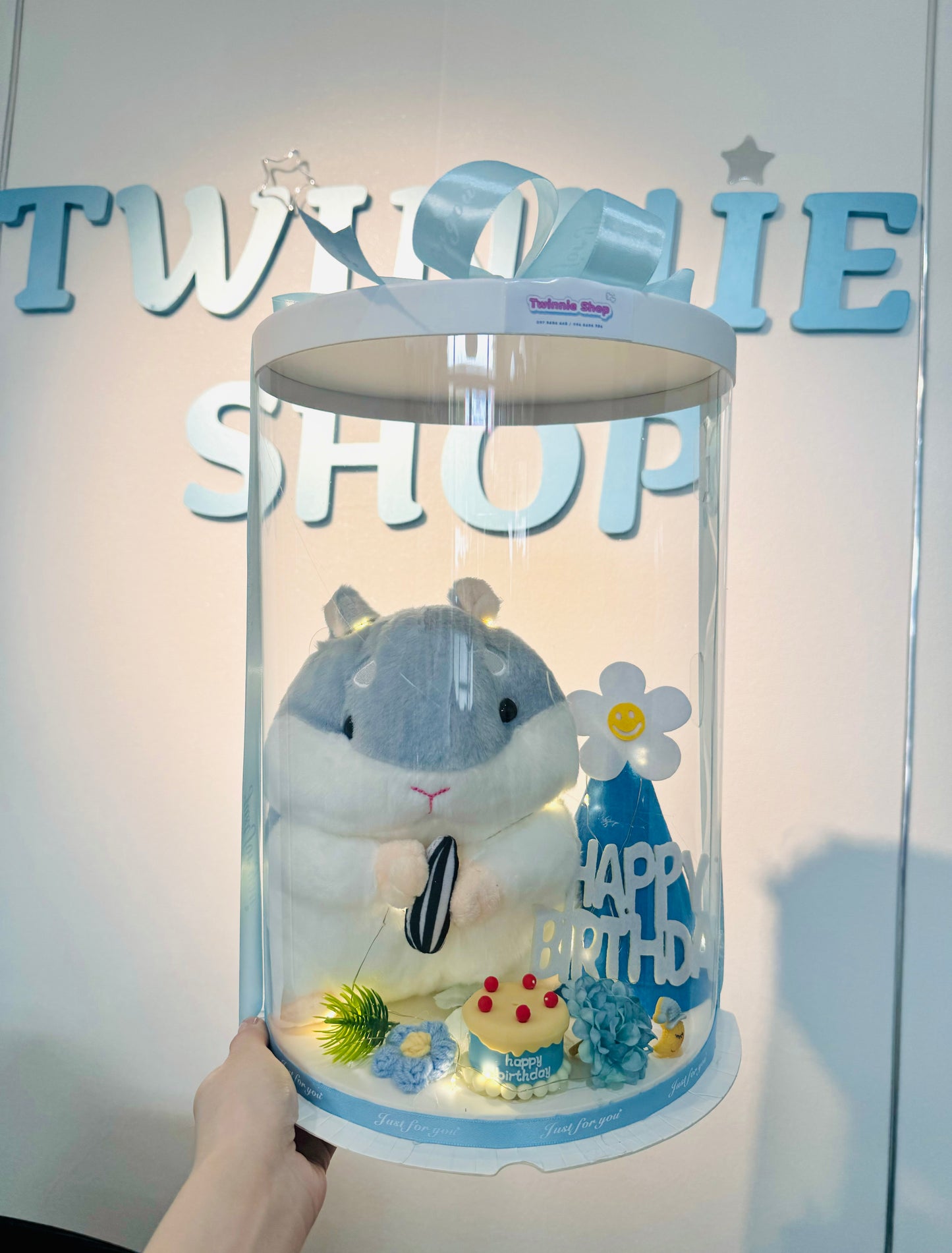 SRBBD | Blue Hamster birthday set