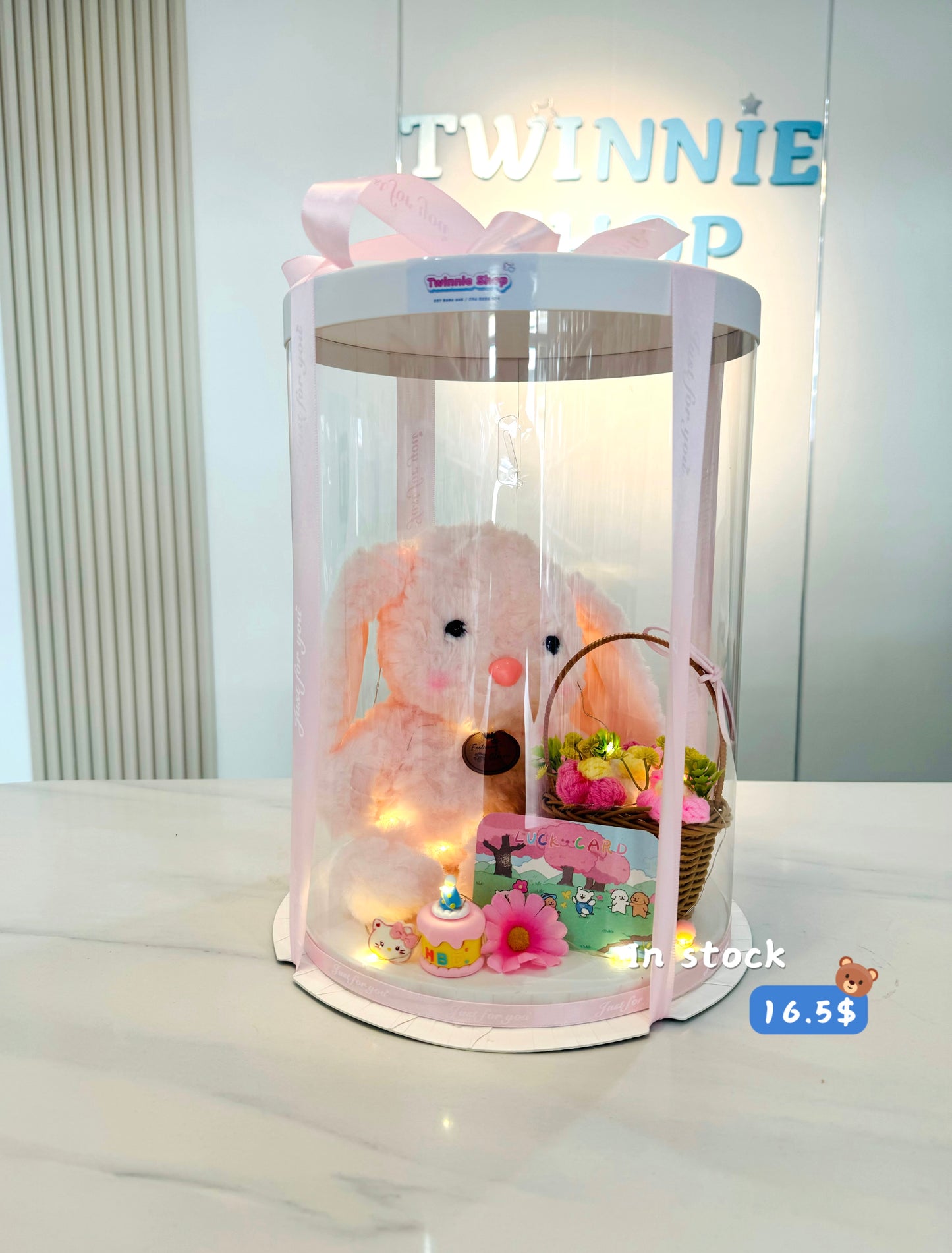 SRBM | Bunny pink flower set