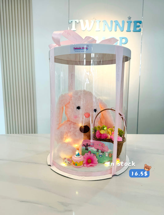 SRBM | Bunny pink flower set