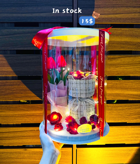 FWB | Red flower gift set
