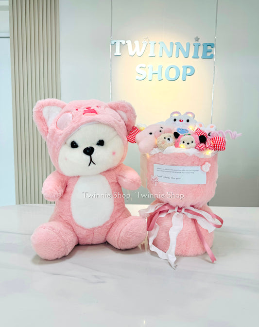 TDFW | Teddy bear flower set