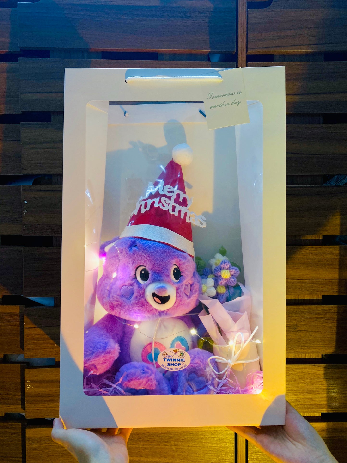 Xmas | Care bear Christmas gift bag