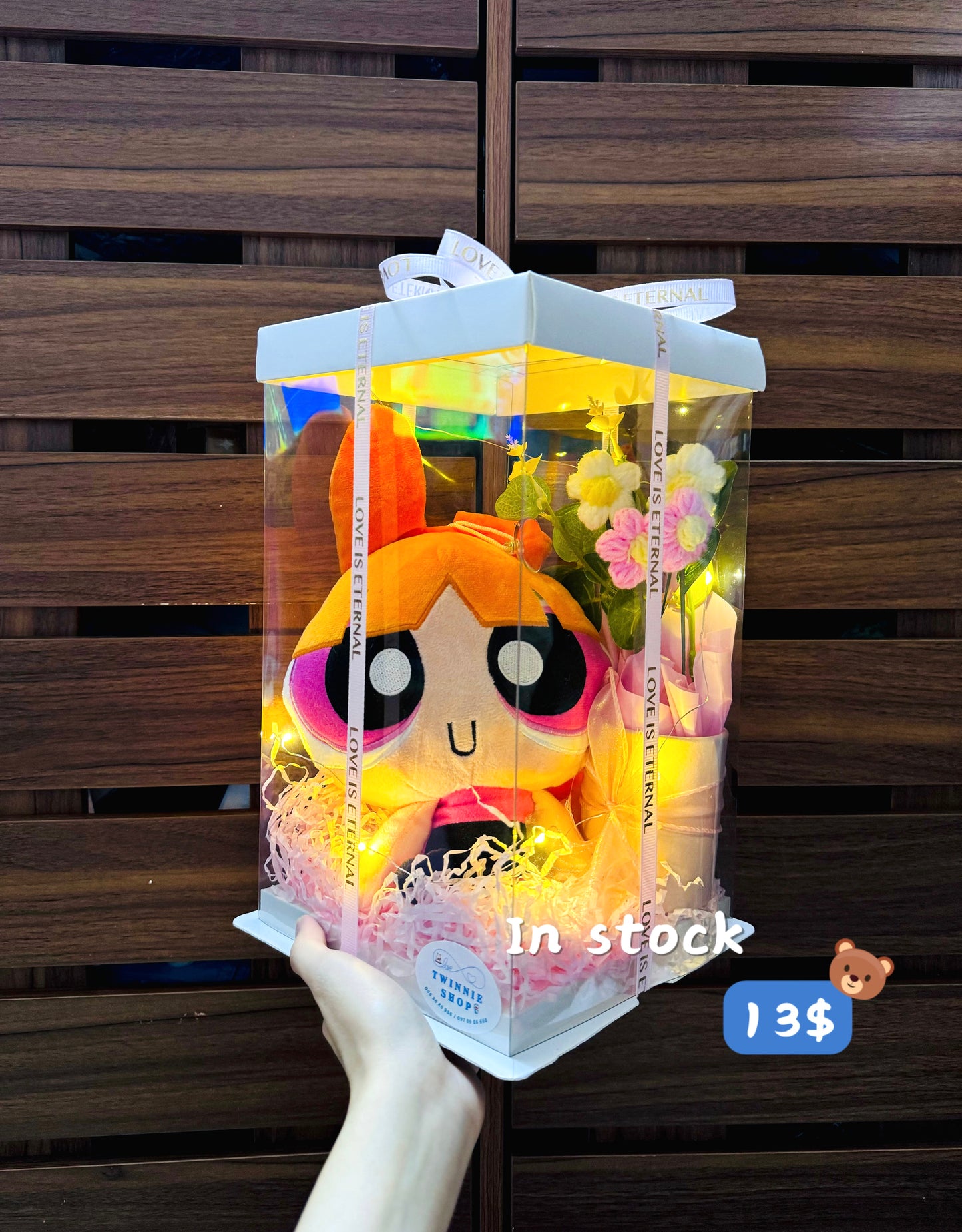 SRBFW | Power Puff Girl flower box
