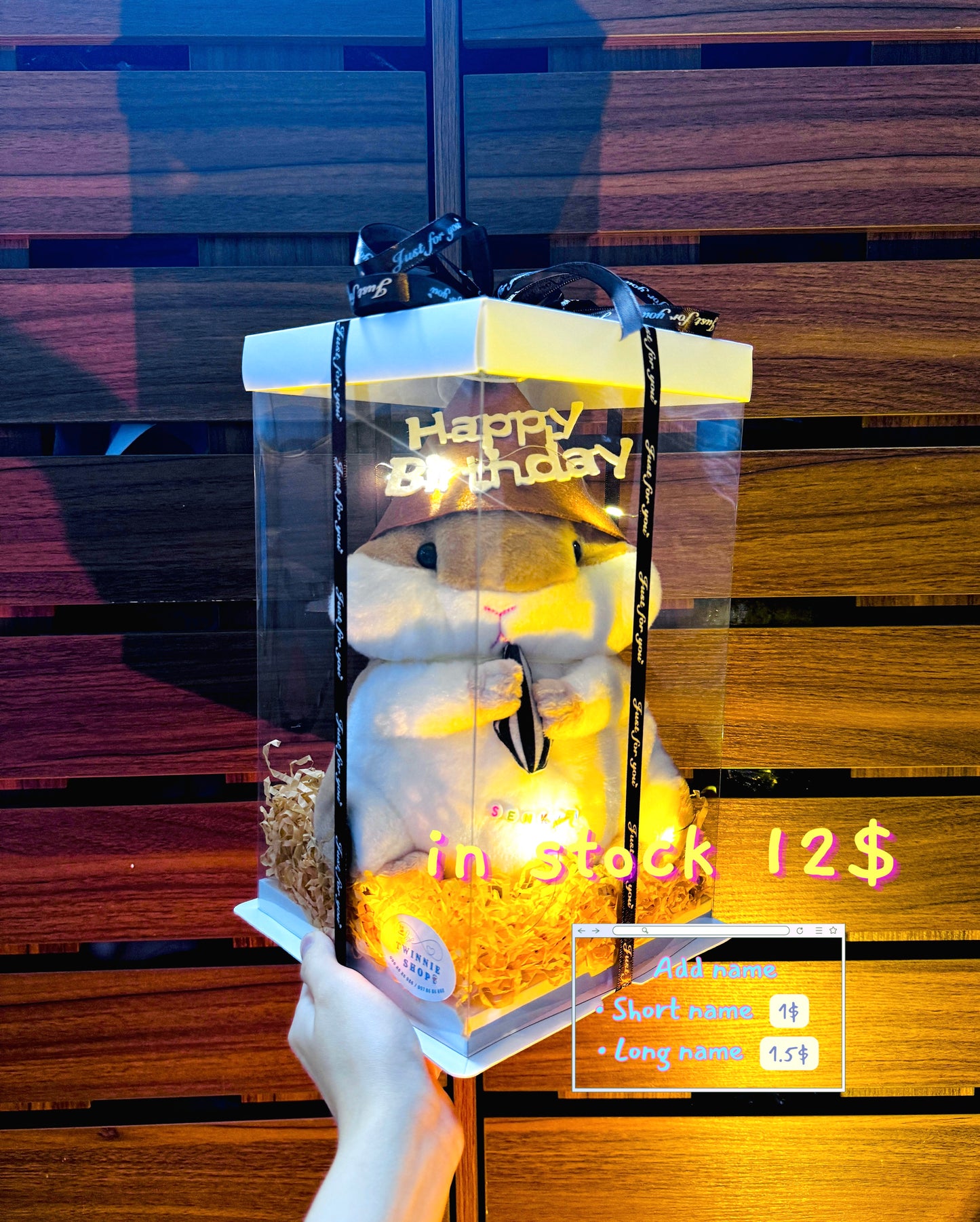 SRBBD | Hamster birthday mini set