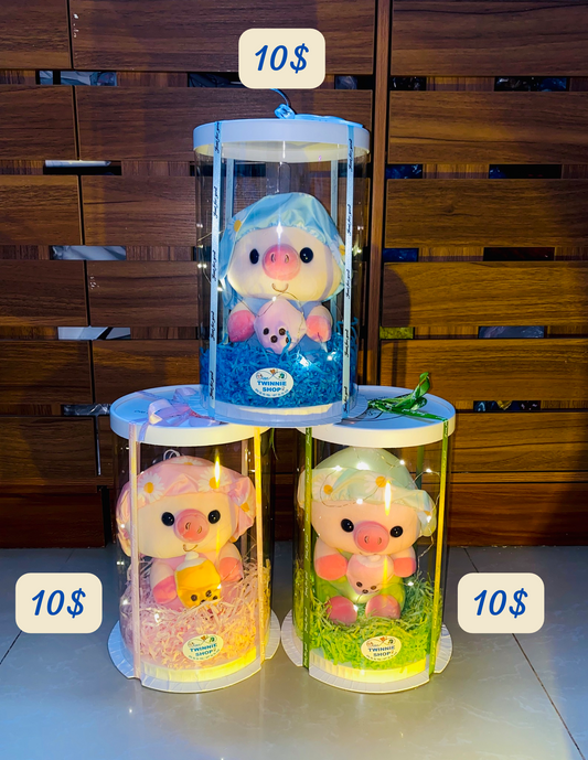 SRB10 | Milk tea pig gift box
