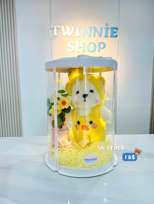 SRBFW | Yellow bear flower set