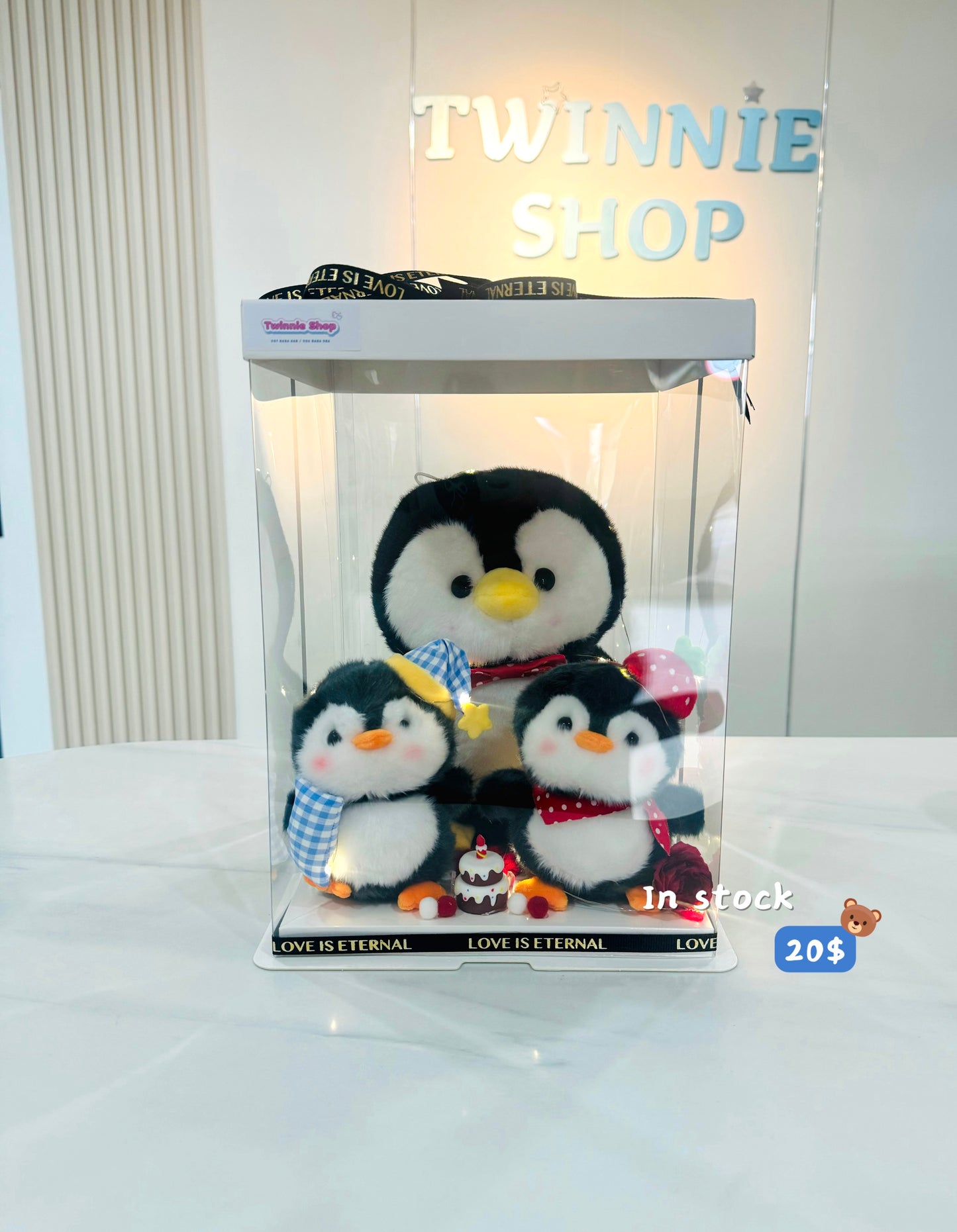 SRBK | Black penguin family set