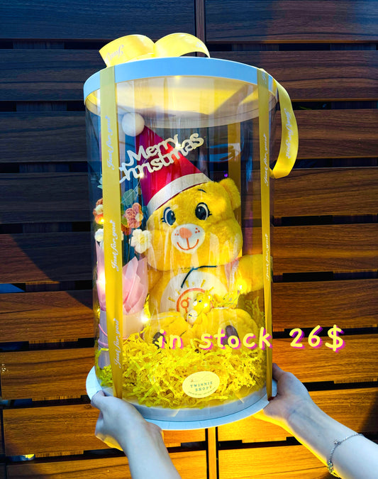 Xmas | Christmas yellow care bear box