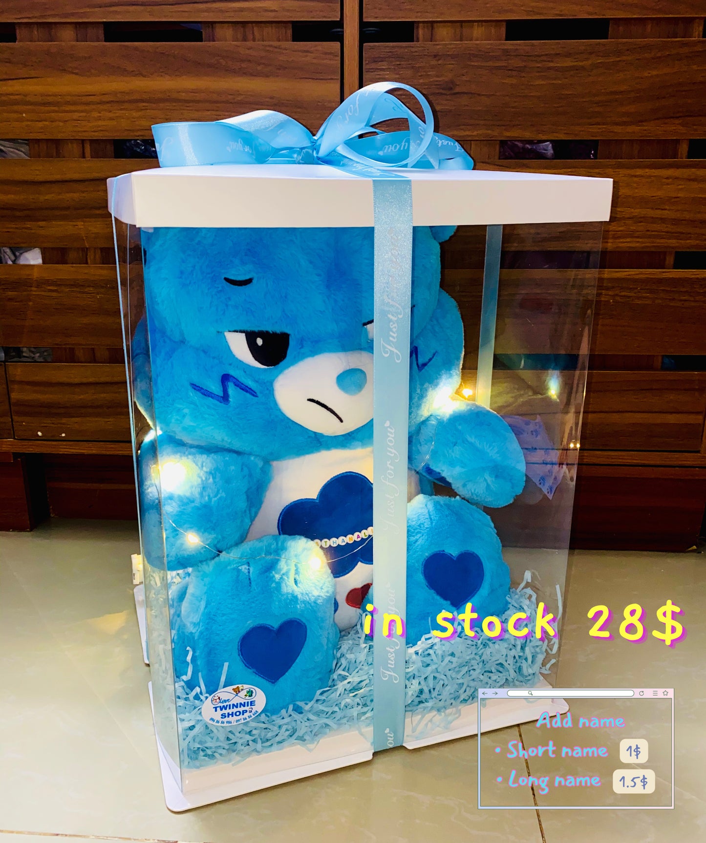 BB | Blue grumpy care bear