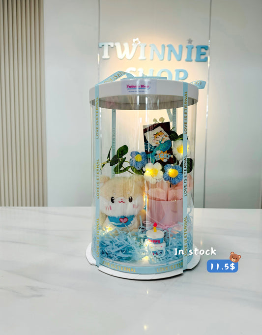 KCB | Meow keychain flower set