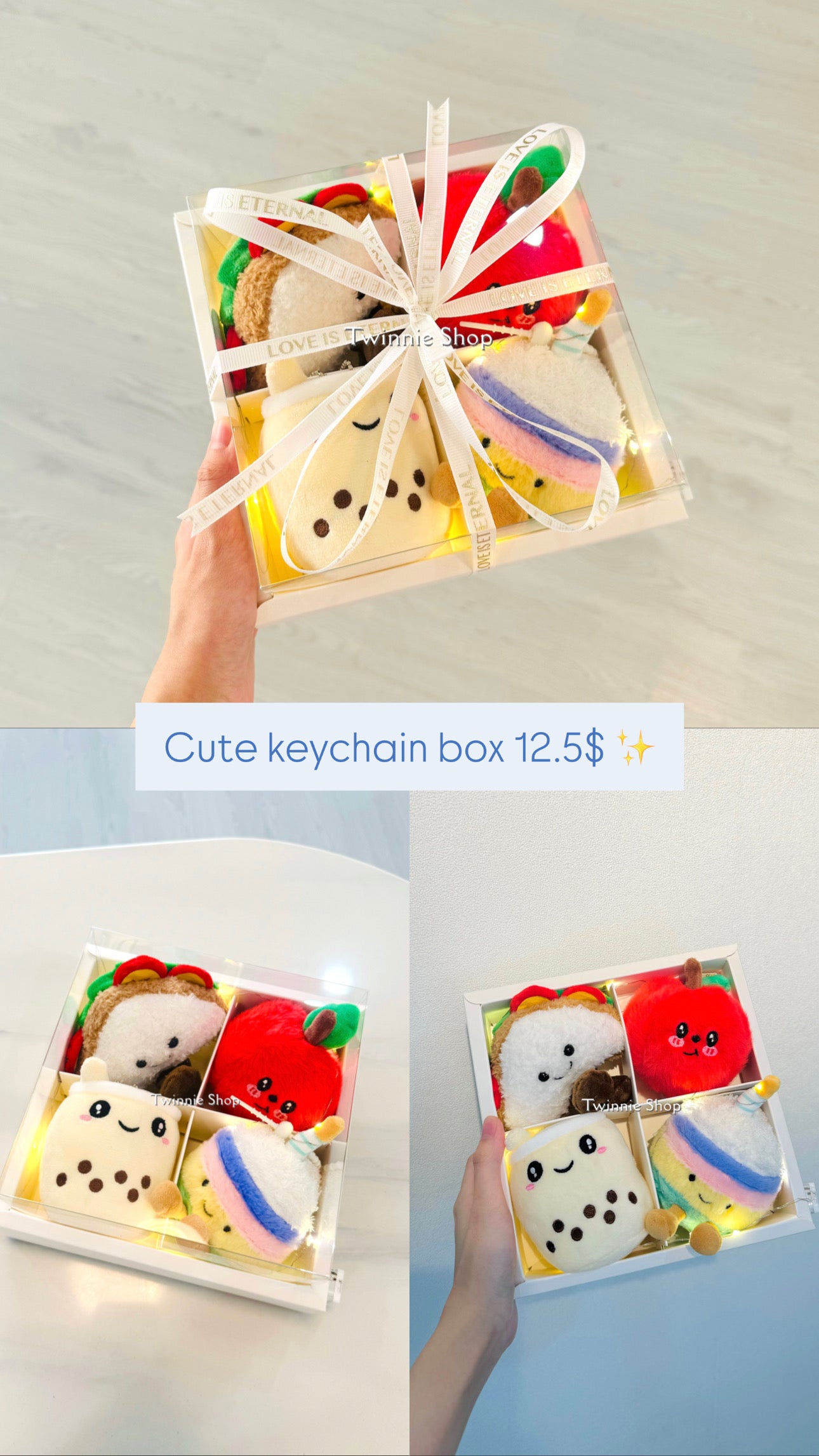 KCB | Cute keychain box set