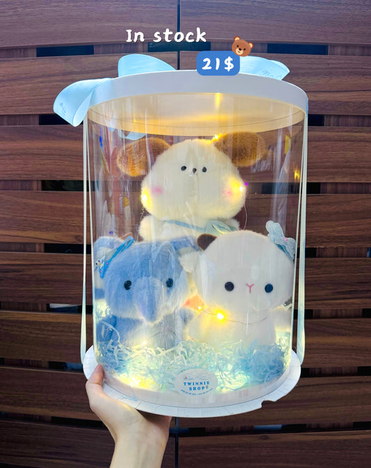 3FS | White and blue set