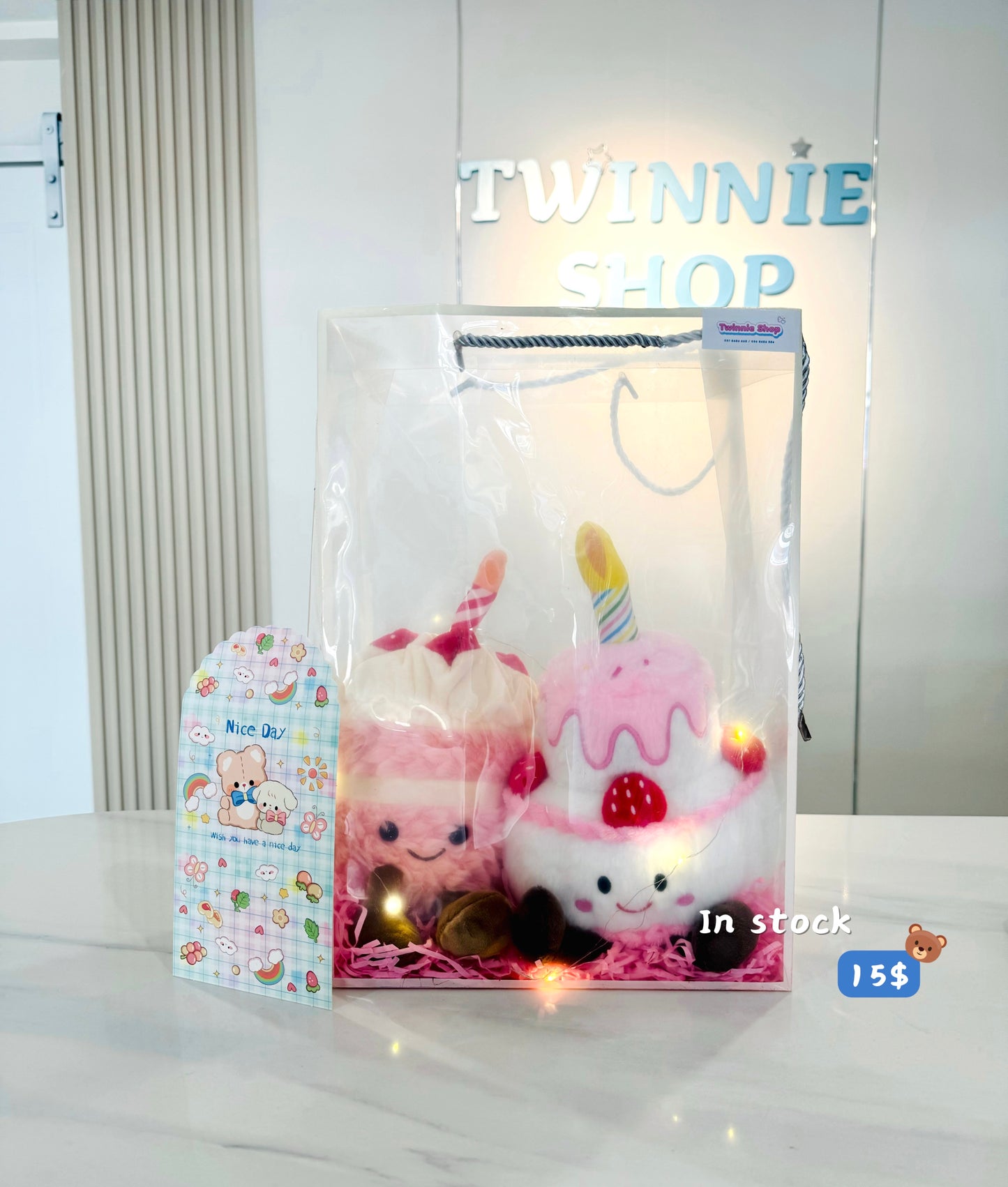 CPB | Pink cake couple gift bag