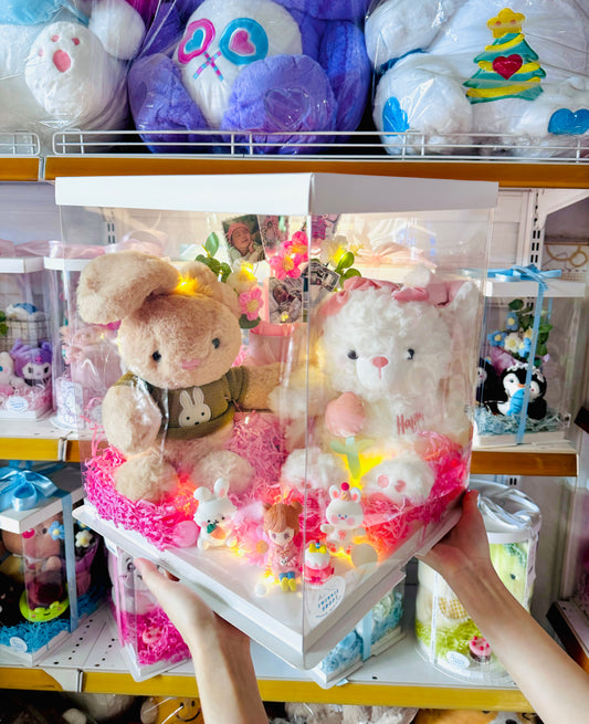 BB | bunny couple flower set