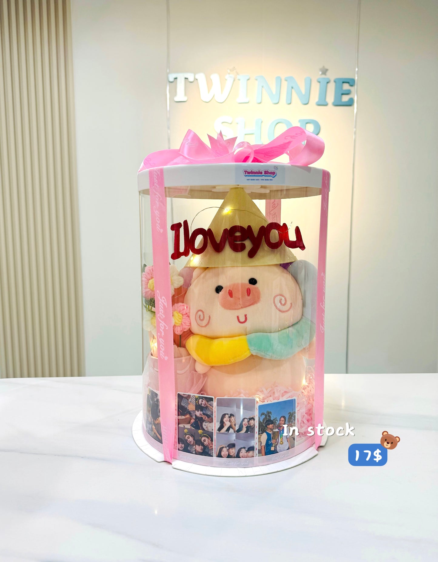 ILY | Rainbow pig I love you set