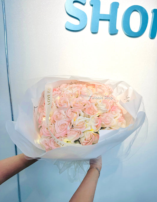 FW | Pink rose big bunch