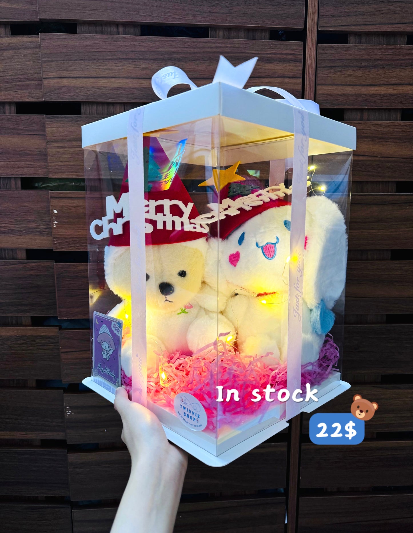 Xmas | White&Pink couple set