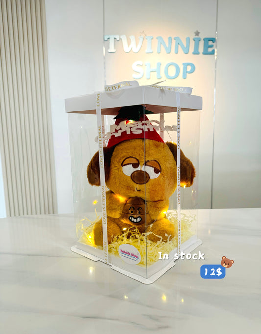 Xmas | Brown dog Christmas set