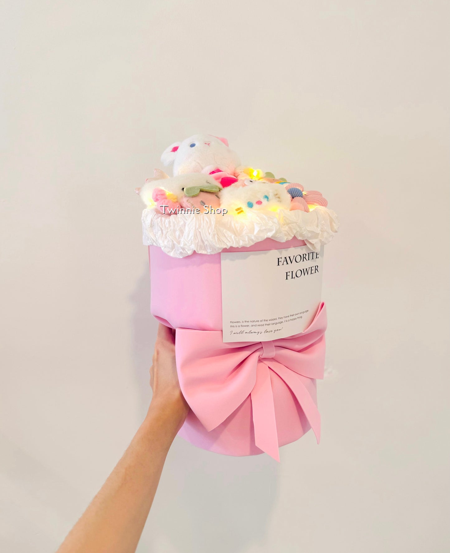 FW | Pink bear flower bunch