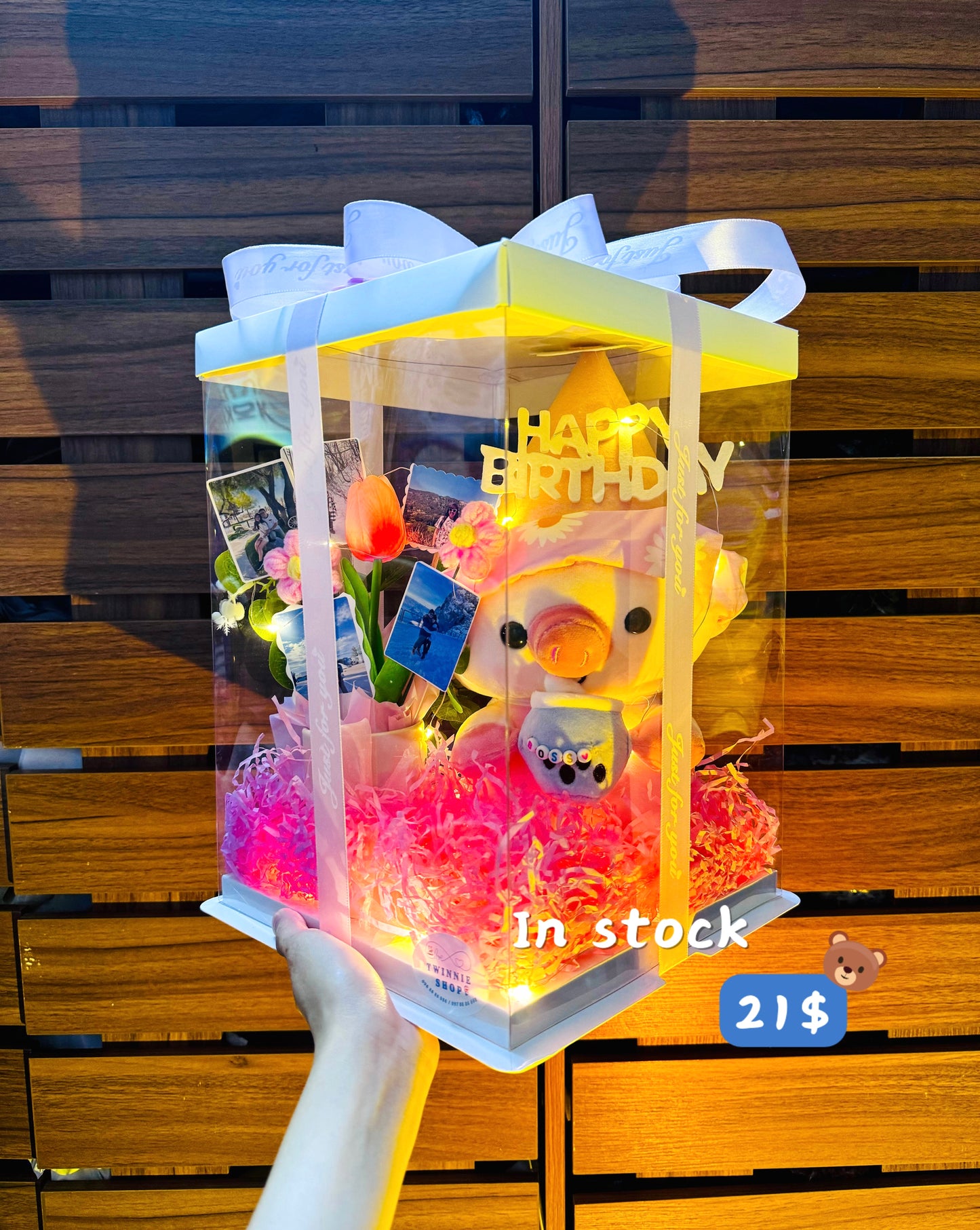 FWB | Teddy photo birthday box