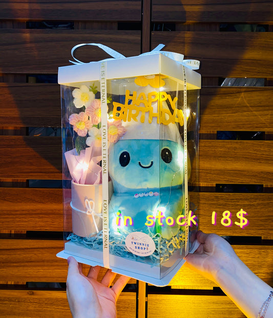 BD18 | Octopus birthday flower set