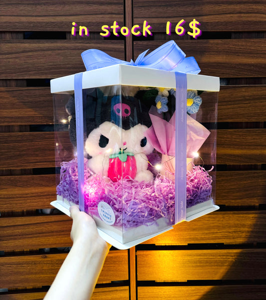SRBFW | Strawberry Kuromi flower box