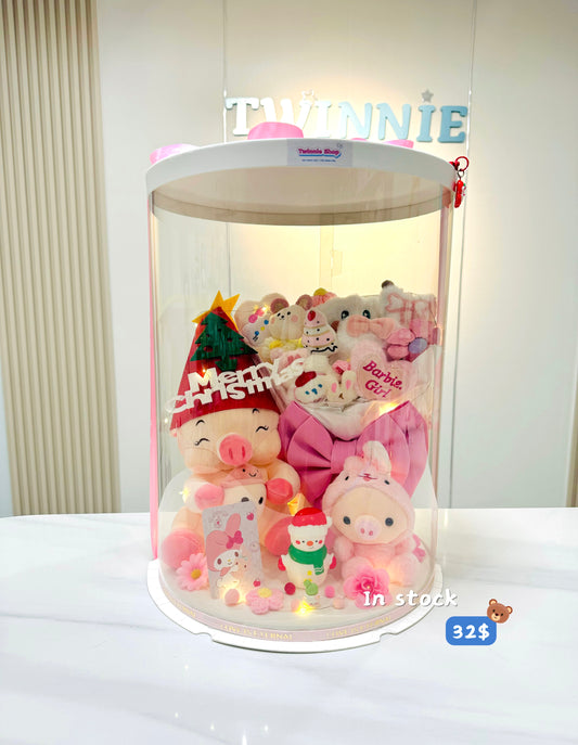 XMAS | Piggy flower Christmas set
