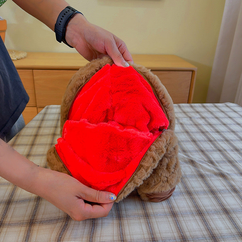 BT | Heart brown Bear teddy