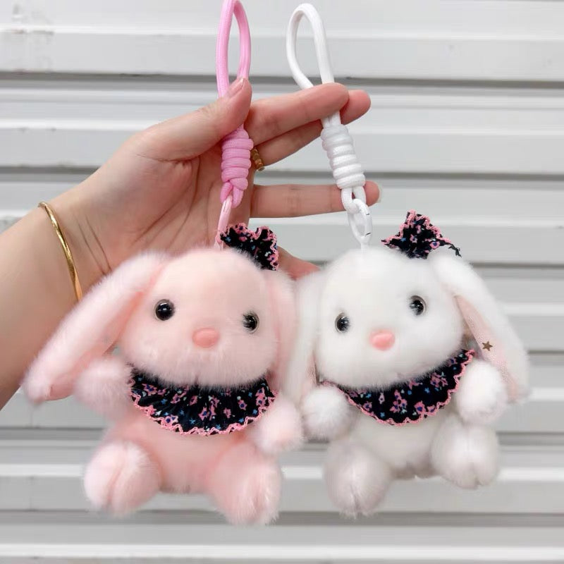 Mg | Ribbon rabbit keychain