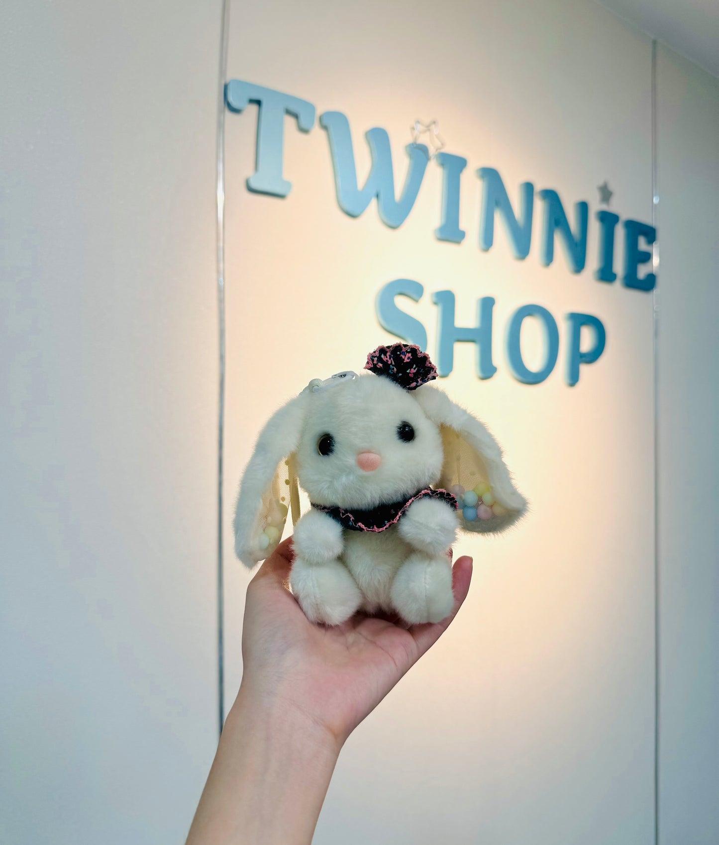 Mg | Ribbon rabbit keychain