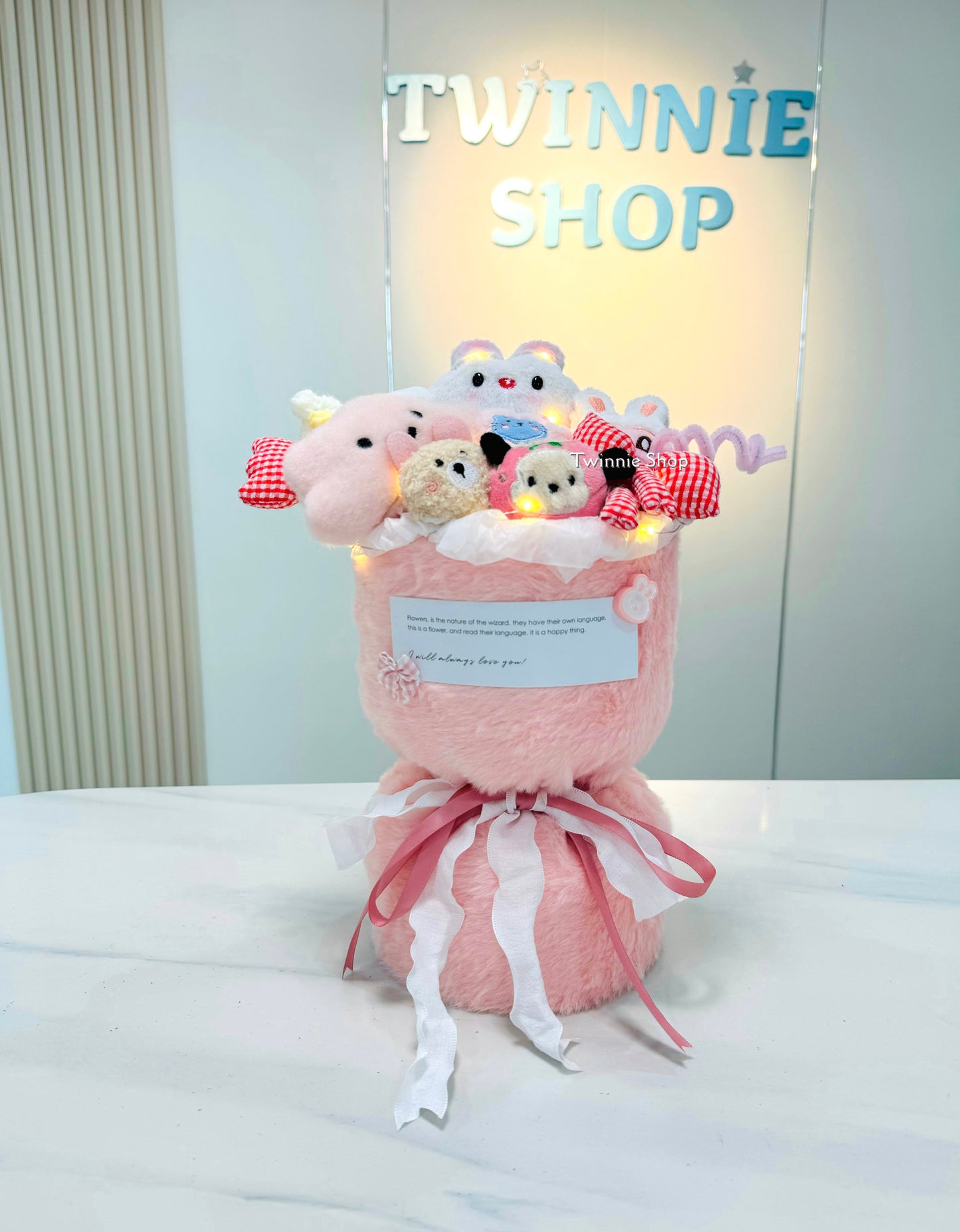 FW | Pink rabbit flower bunch