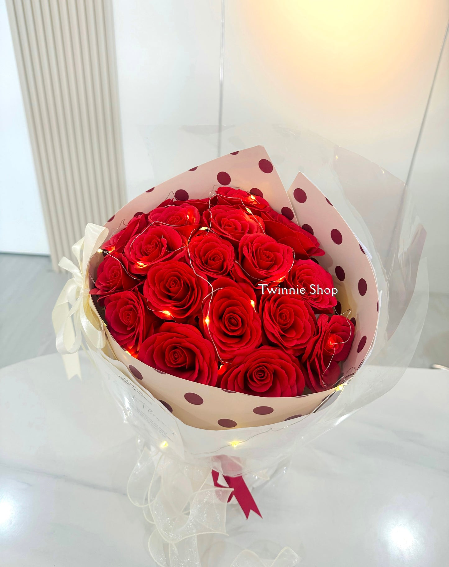FW | Red rose flower bunch