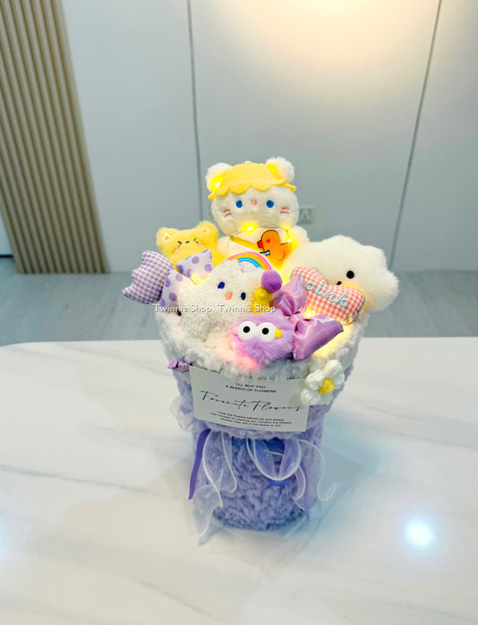 FW | Purple cat flower bunch