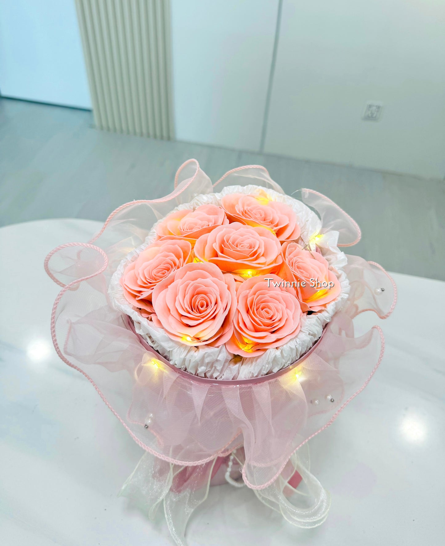 FW | Pink rose flower bunch