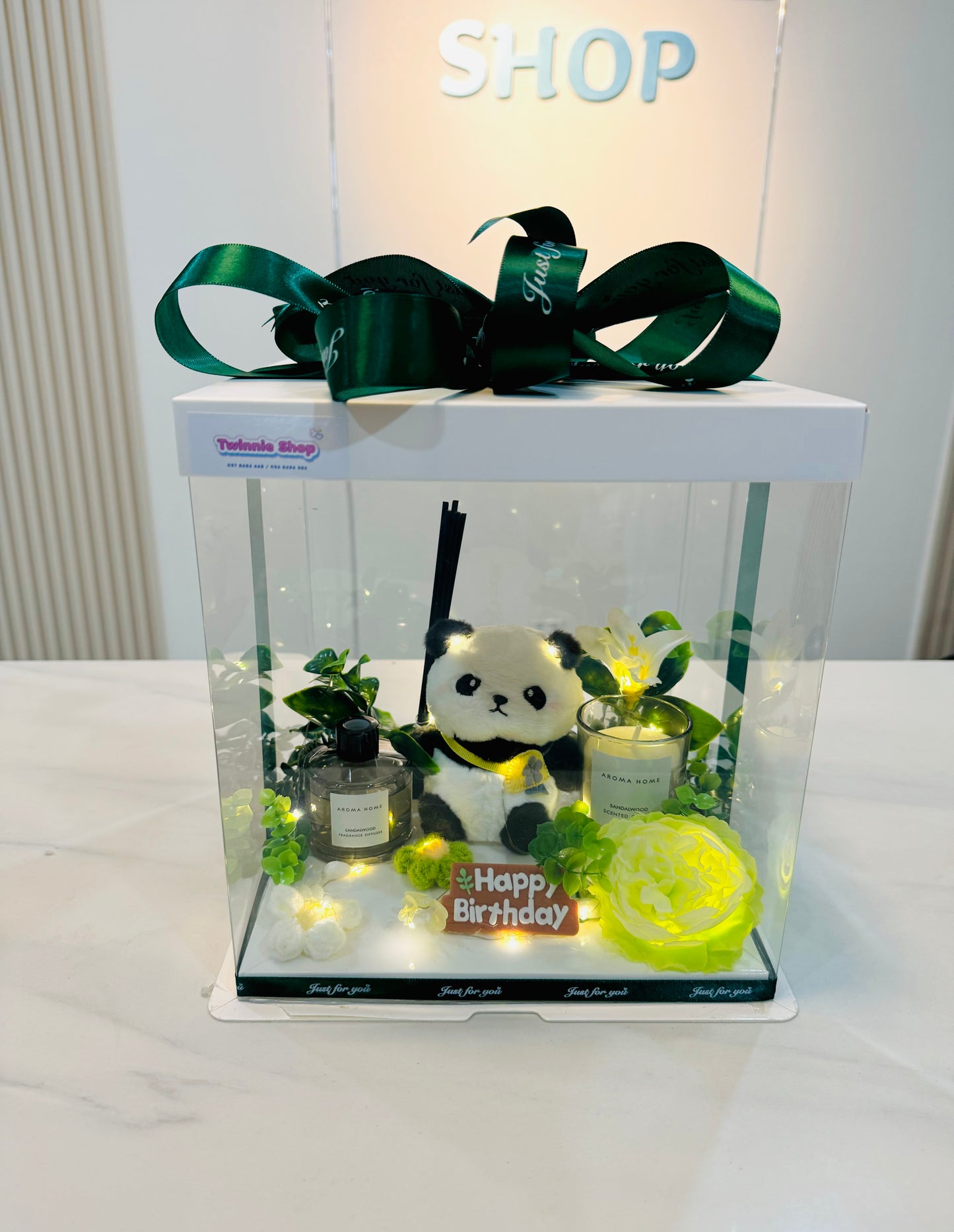CD | Panda candle diffuser set